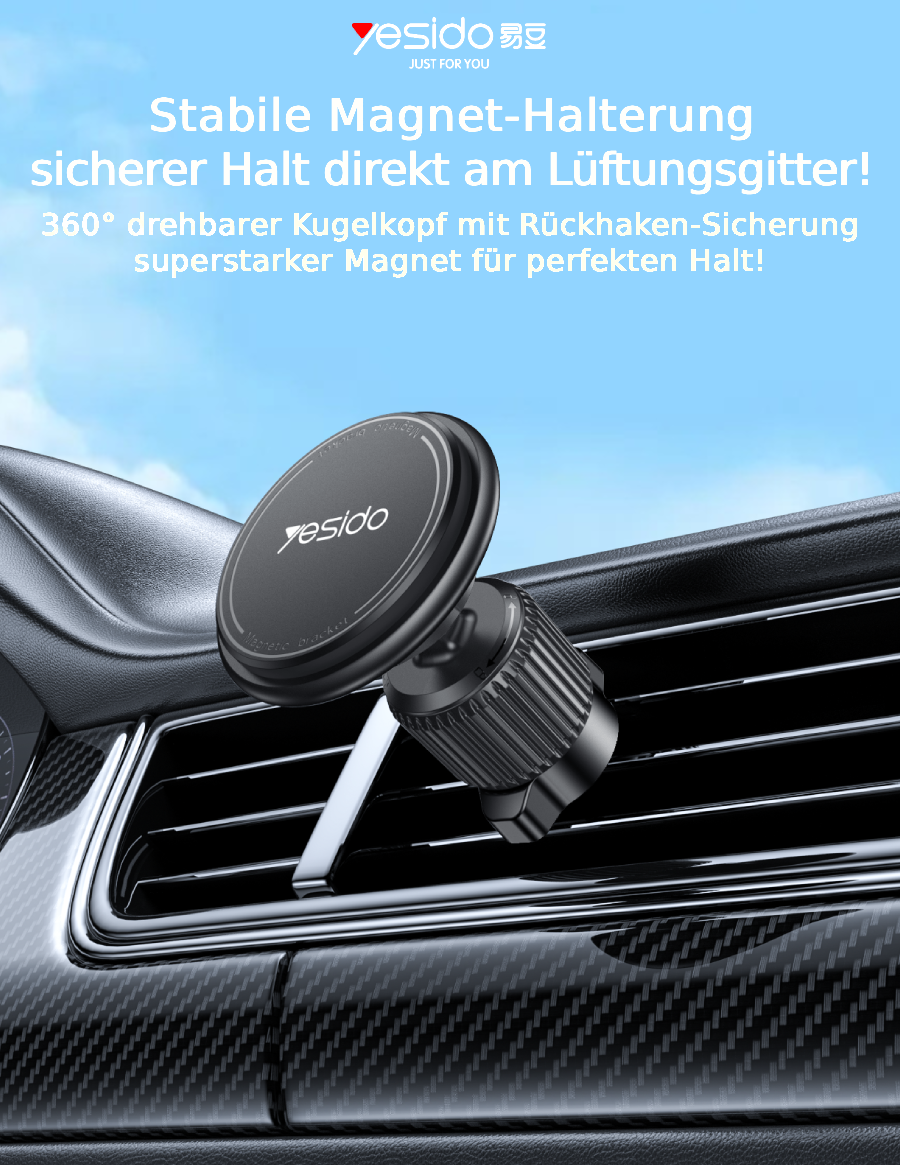 Magnetische Handyhalterung Lüftungsgitter – MagSafe kompatibel