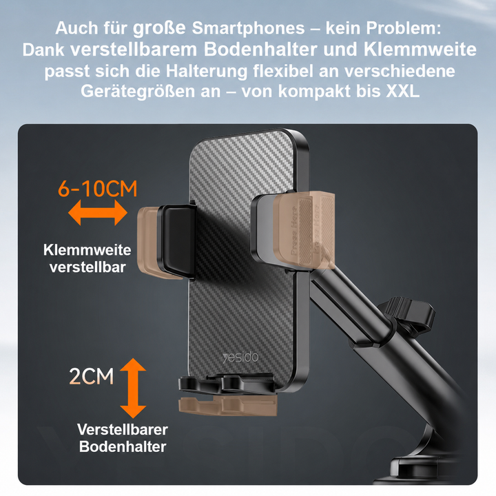 Handyhalterung Saugnapf für Windschutzscheiben oder Armaturenbrett