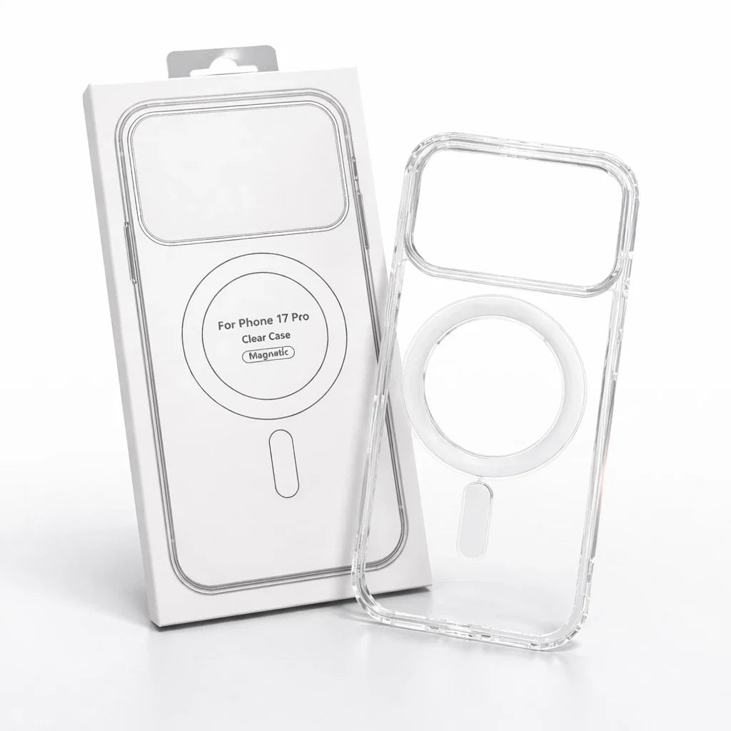 MagSafe Transparent Hülle für iPhone 15 / 16 / 17 Pro Max