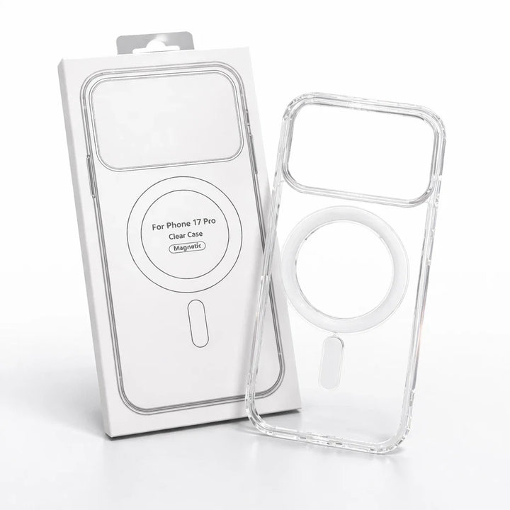 MagSafe Transparent Hülle für iPhone 15 / 16 / 17 Pro Max