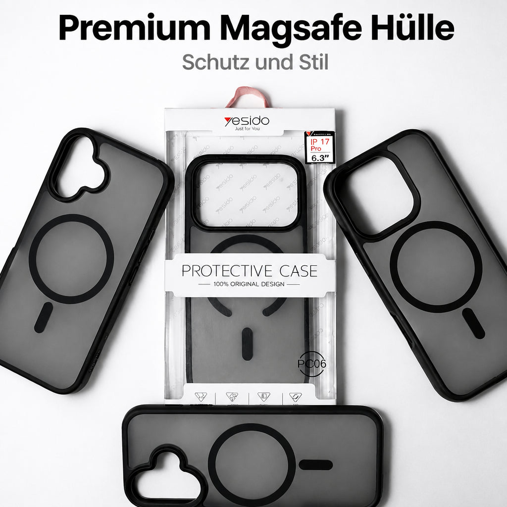 MagSafe Hülle für iPhone 16 / 17 Pro Max – mit Kameraschutz