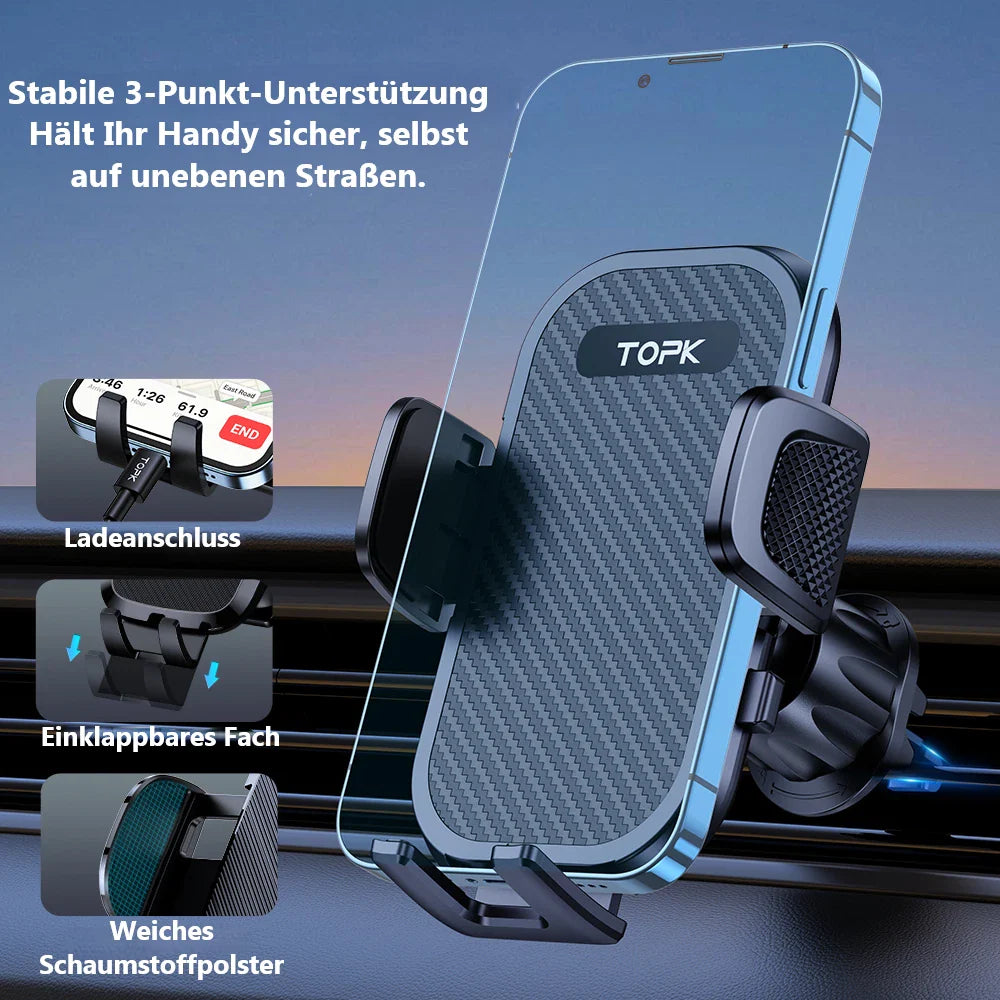 TOPK Handyhalterung Lüftungsgitter – 360° drehbar
