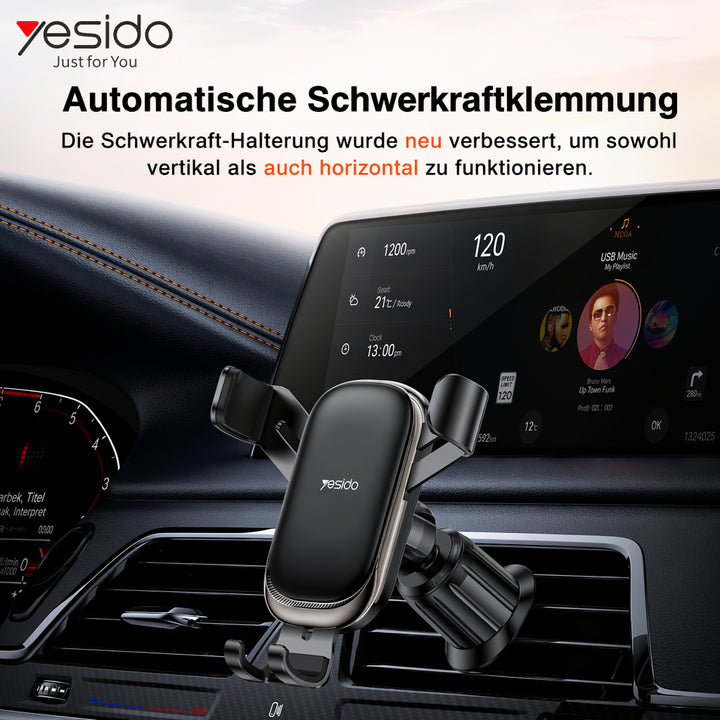 Handyhalterung – Einzigartige Schwerkraftverriegelung, Horizontal &amp; Vertikal