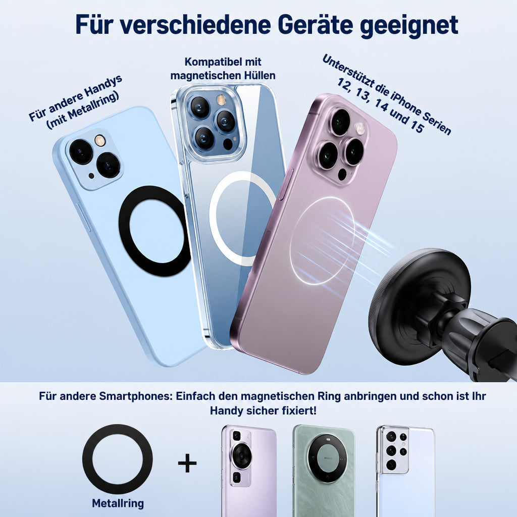 Magnetische Handyhalterung Auto – MagSafe fürs Lüftungsgitter