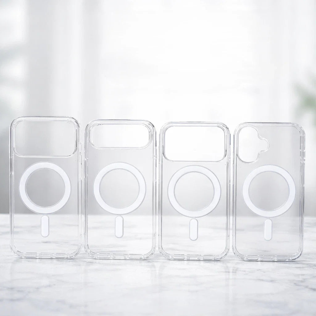 MagSafe Transparent Hülle für iPhone 15 / 16 / 17 Pro Max