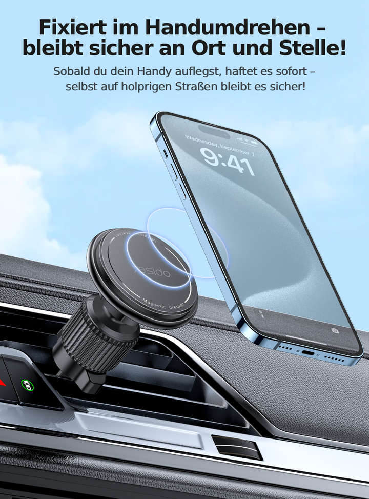 Magnetische Handyhalterung Lüftungsgitter – MagSafe kompatibel