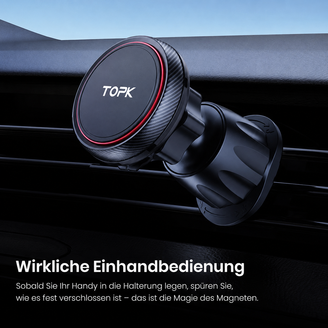Magnetische Handyhalterung Auto fürs Lüftungsgitter – N52 Magnet