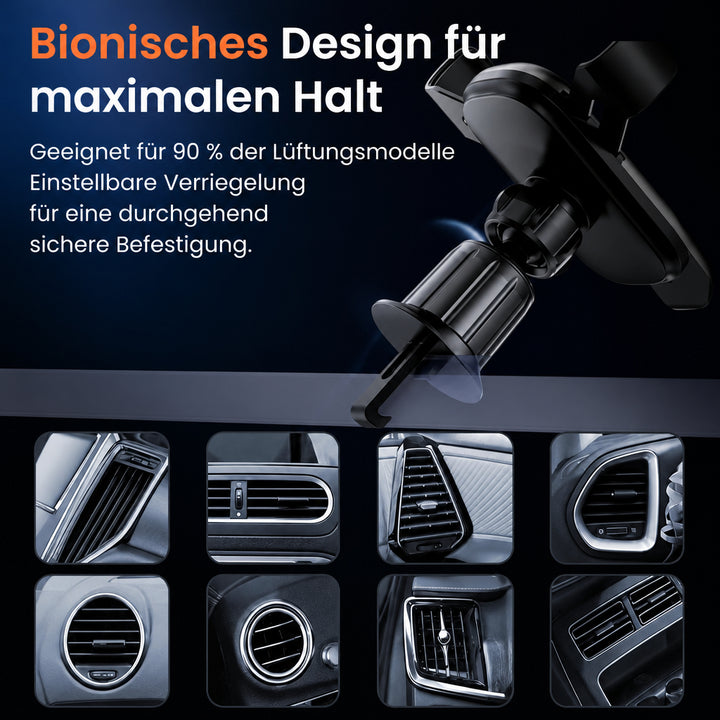 Handyhalterung – Einzigartige Schwerkraftverriegelung, Horizontal &amp; Vertikal