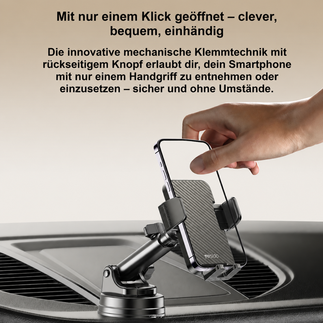 Handyhalterung Saugnapf für Windschutzscheiben oder Armaturenbrett