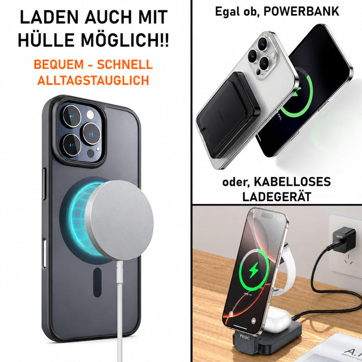 MagSafe Hülle für iPhone 16 / 17 Pro Max – mit Kameraschutz