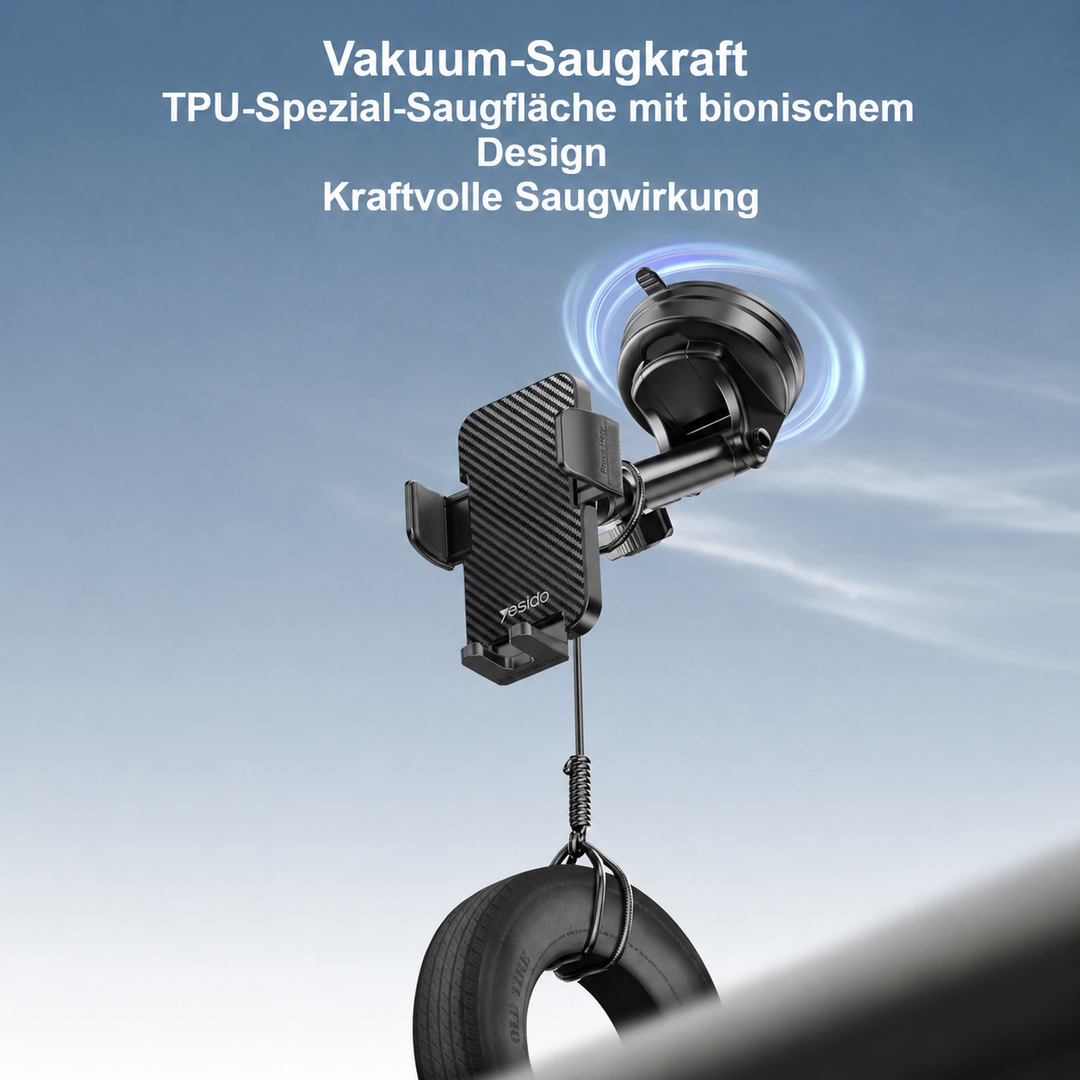 Handyhalterung Saugnapf für Windschutzscheiben oder Armaturenbrett