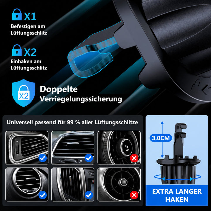 Magnetische Handyhalterung Auto – MagSafe fürs Lüftungsgitter