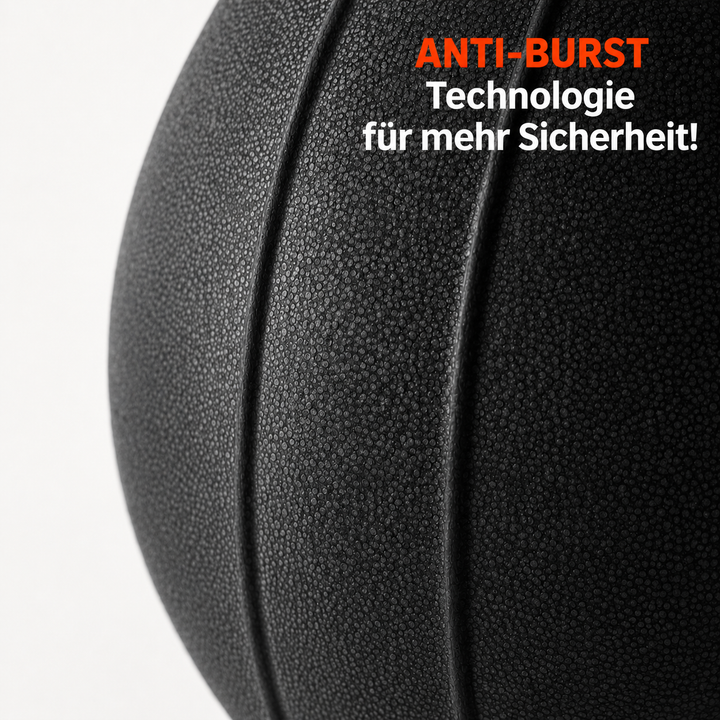 Gymnastikball Anti-Burst – Sitzball für Pilates &amp; Yoga (55/65/75 cm)