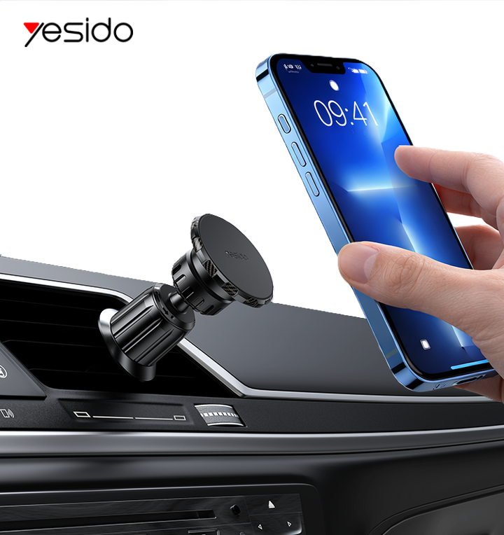Magnetische Autolüftungshalterung – 360° Kugelgelenk - inkl. Metallplatten