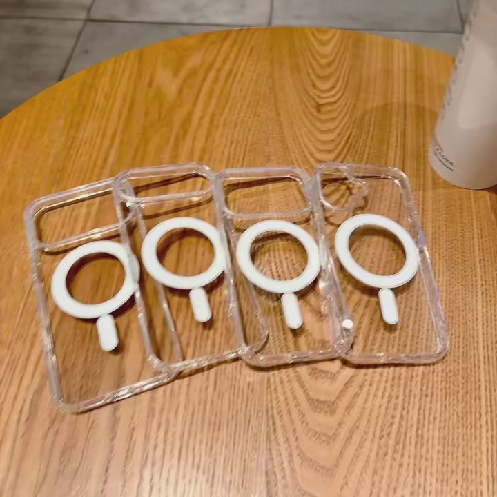 MagSafe Transparent Hülle für iPhone 15 / 16 / 17 Pro Max
